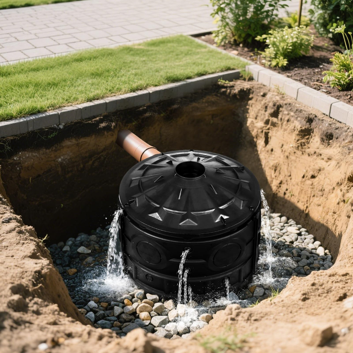 50 Gallon Rainwater Collection Barrel E317