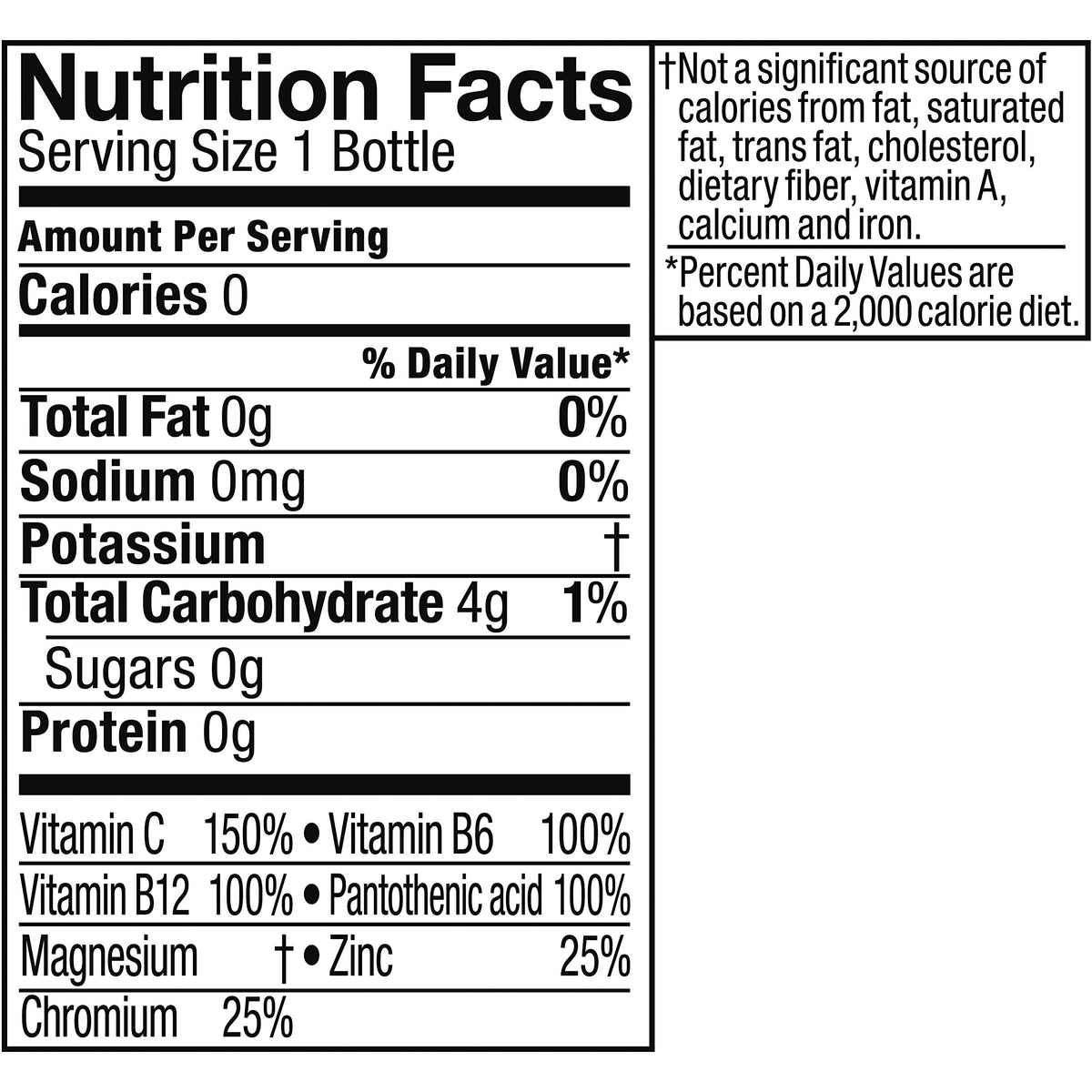 vitaminwater zero Power-C, 20 fl oz, 24 Pack V747