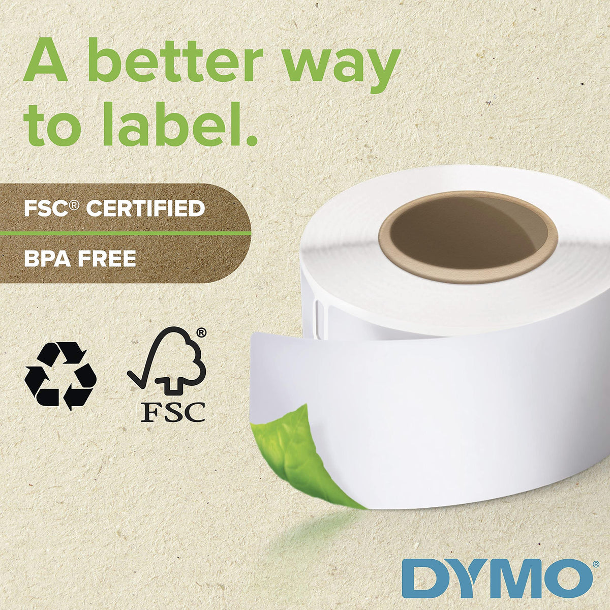White Shipping Labels 2-1/8" x 4" 6 Rolls O49891