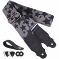2 Inches Guitar Strap with Leather End H4179