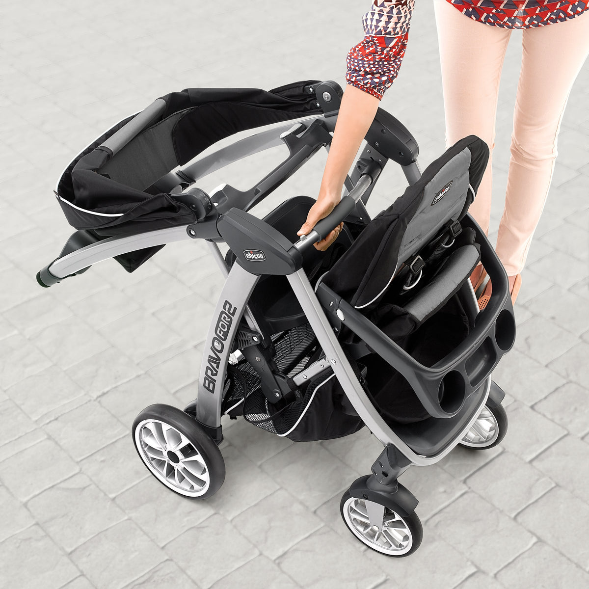 Double Stroller with Child & Parent Tray B99180