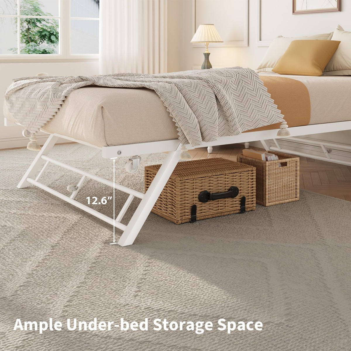 Twin Pop Up Trundle Bed E9704